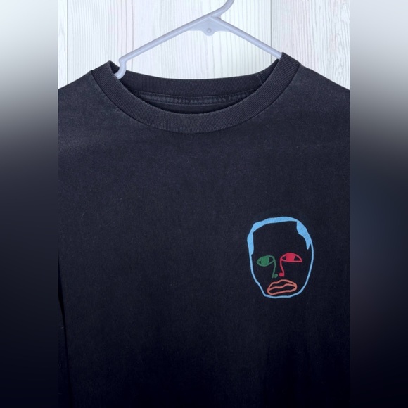 EARL SWEATSHIRT Men’s Black Long Sleeve Multicolor Graphic Tee - Picture 5 of 11